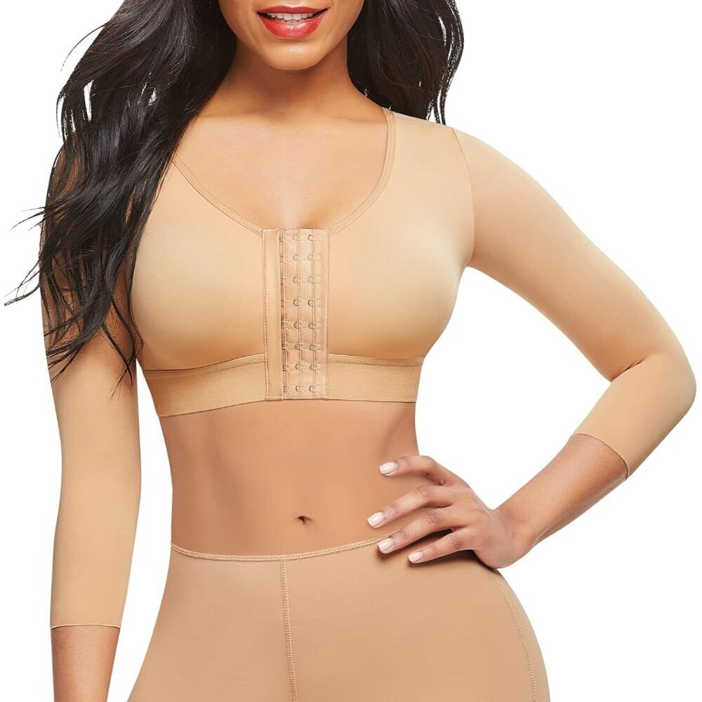 Women Arm Shaper Compression Sleeve Post Surgery Breast Support Bra